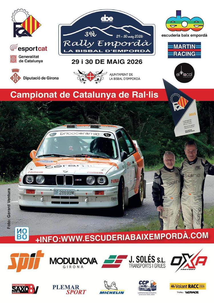 Rally Empordà 2026 › Lista de inscritos