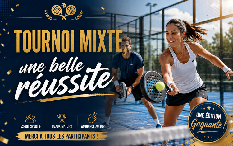 Tournoi mixte : bravo aux vainqueurs !