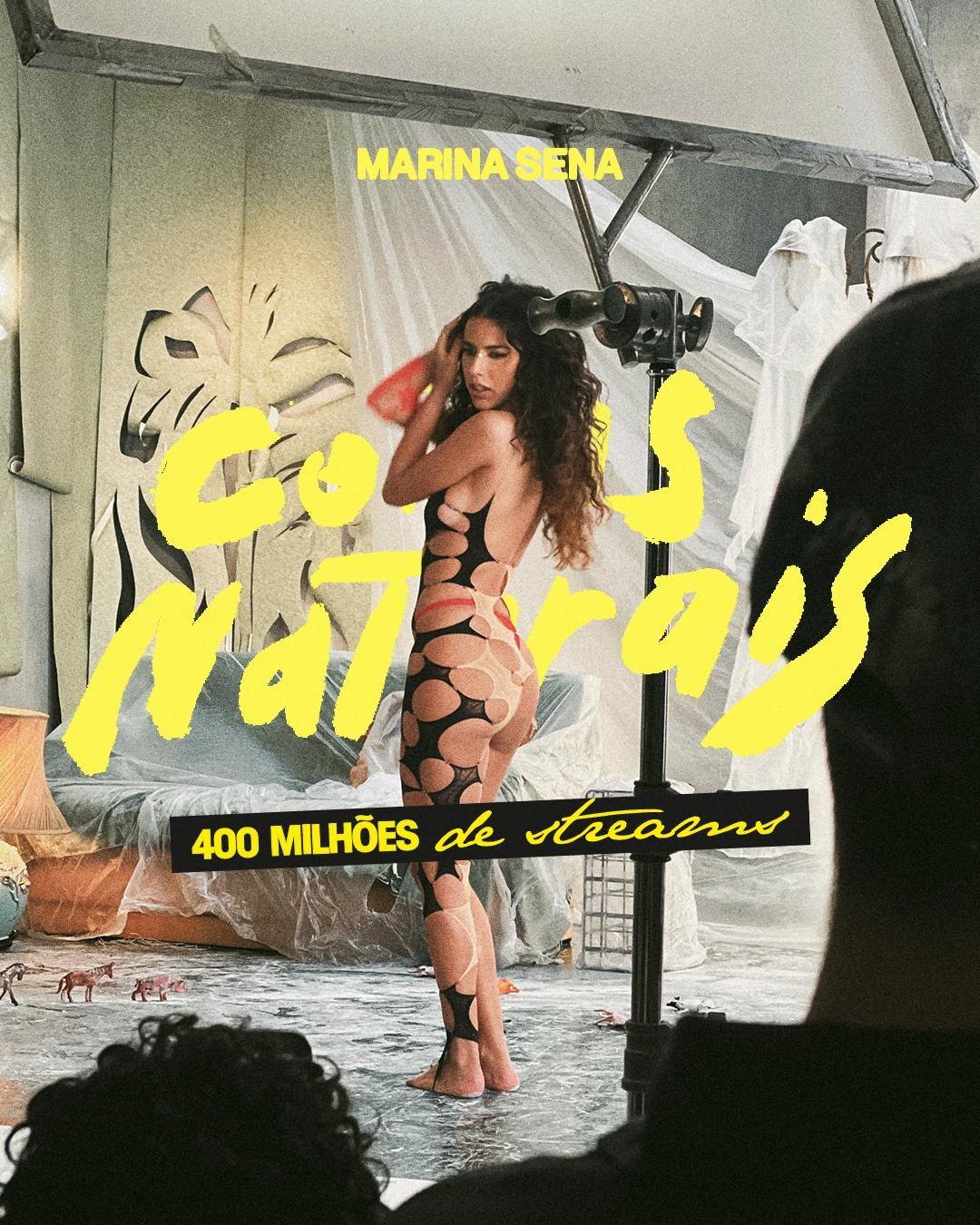 Marina Sena celebra marca de 400 milhões de streams de "Coisas Naturais"