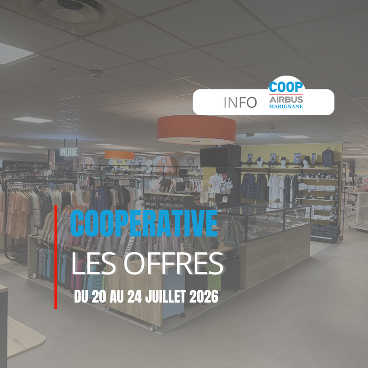 L'actualité de la COOP du 20 au 24 Juillet 2026