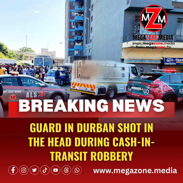 Guard in Durban shot in the head during cash-in-transit robbery