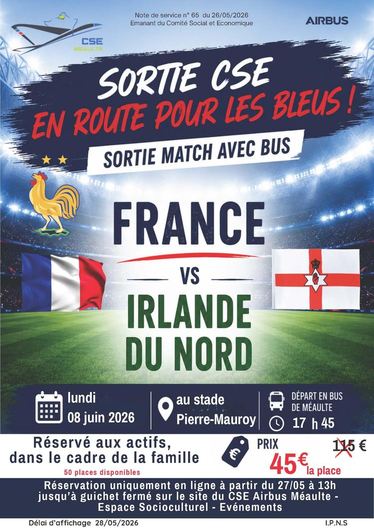 Match France - Irlande