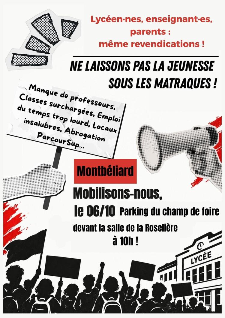 Pour nos salaires et conditions de travail, manifestons le 06 octobre !