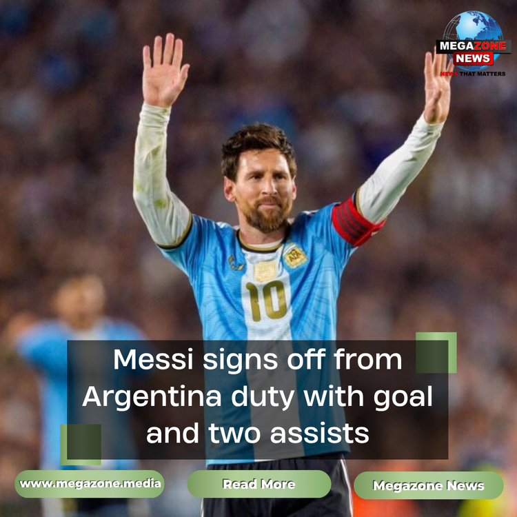 Messi signs off from Argentina duty with goal and two assists