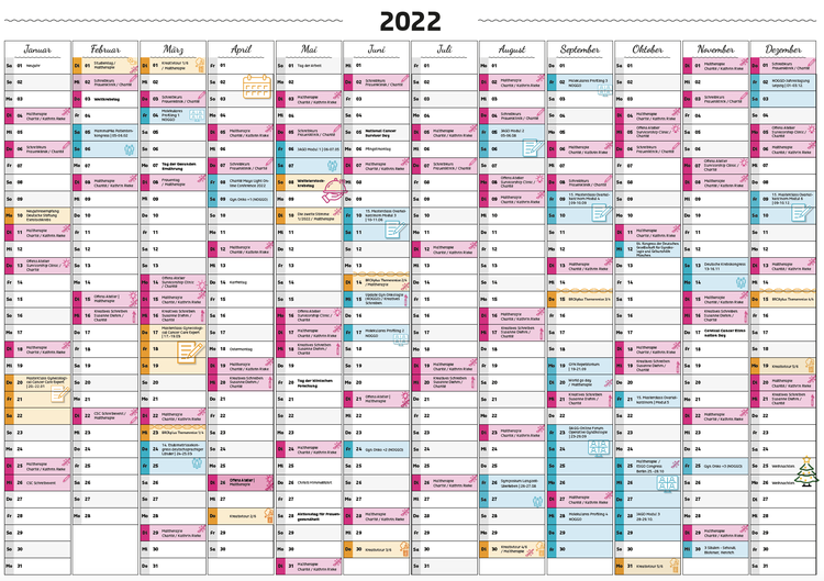 Veranstaltungs-kalender 2022