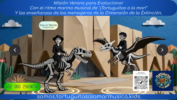 Verano Musical de Tortuguitas a la Mar: para evolucionar con Langostuki, Pescadina y Los Mensajeros Cuánticos de la Dimensión de la Extinción.
