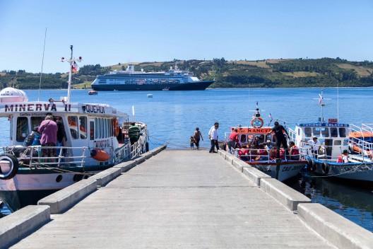 Paseo en Lancha en Castro, Chiloé, Sur de Chile