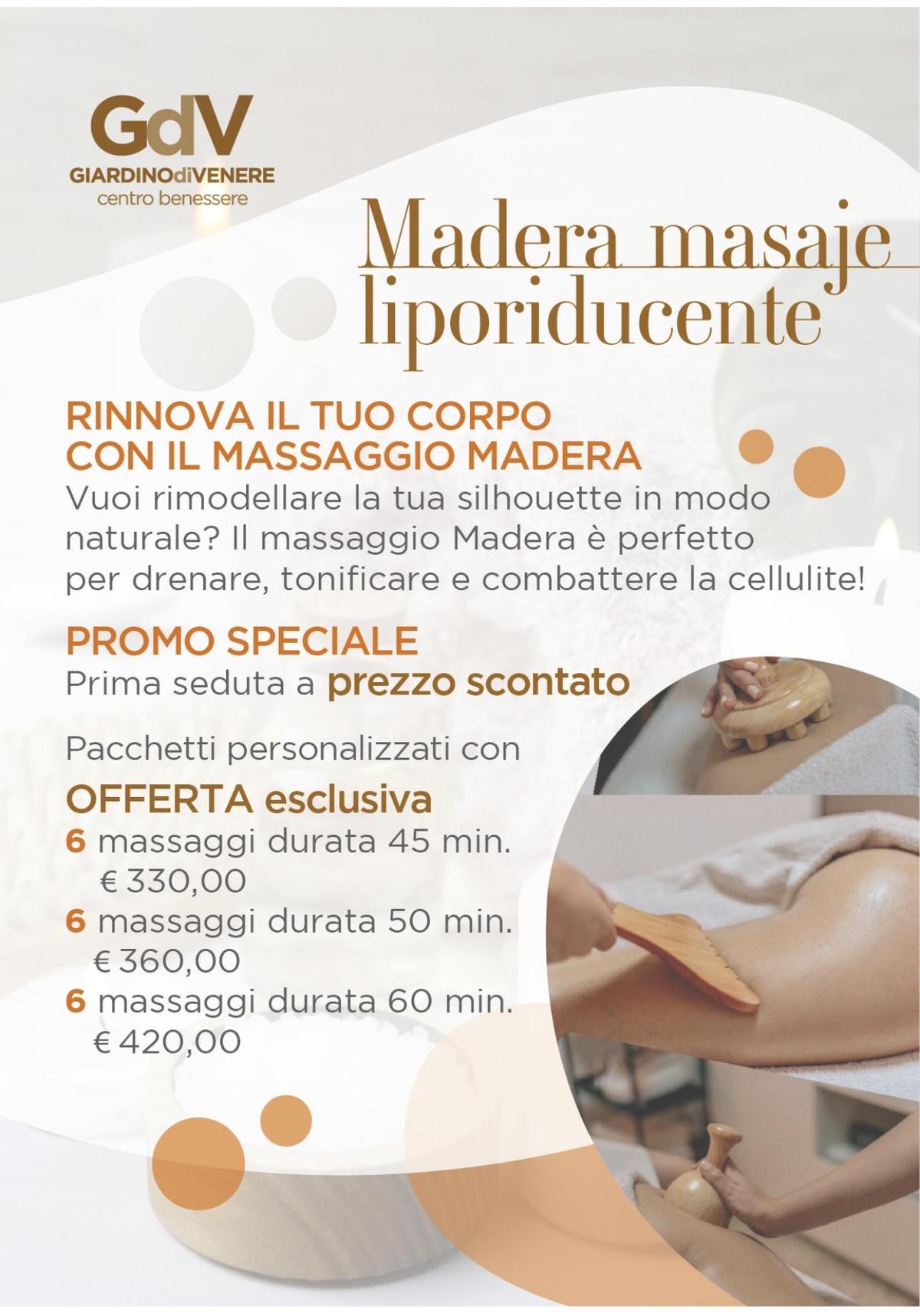 New!! La maderoterapia è un massaggio estetico fatto con strumenti di legno per stimolare circolazione e drenaggio, aiutando a ridurre gonfiore e migliorare l’aspetto della cellulite.