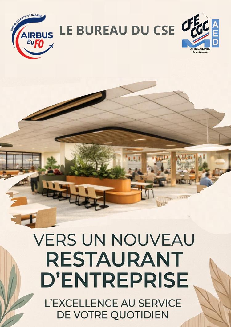 vers un nouveau restaurant d'entreprise