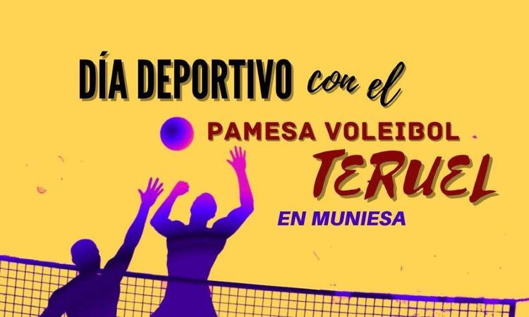 MUNIESA JUEGA AL VOLEIBOL