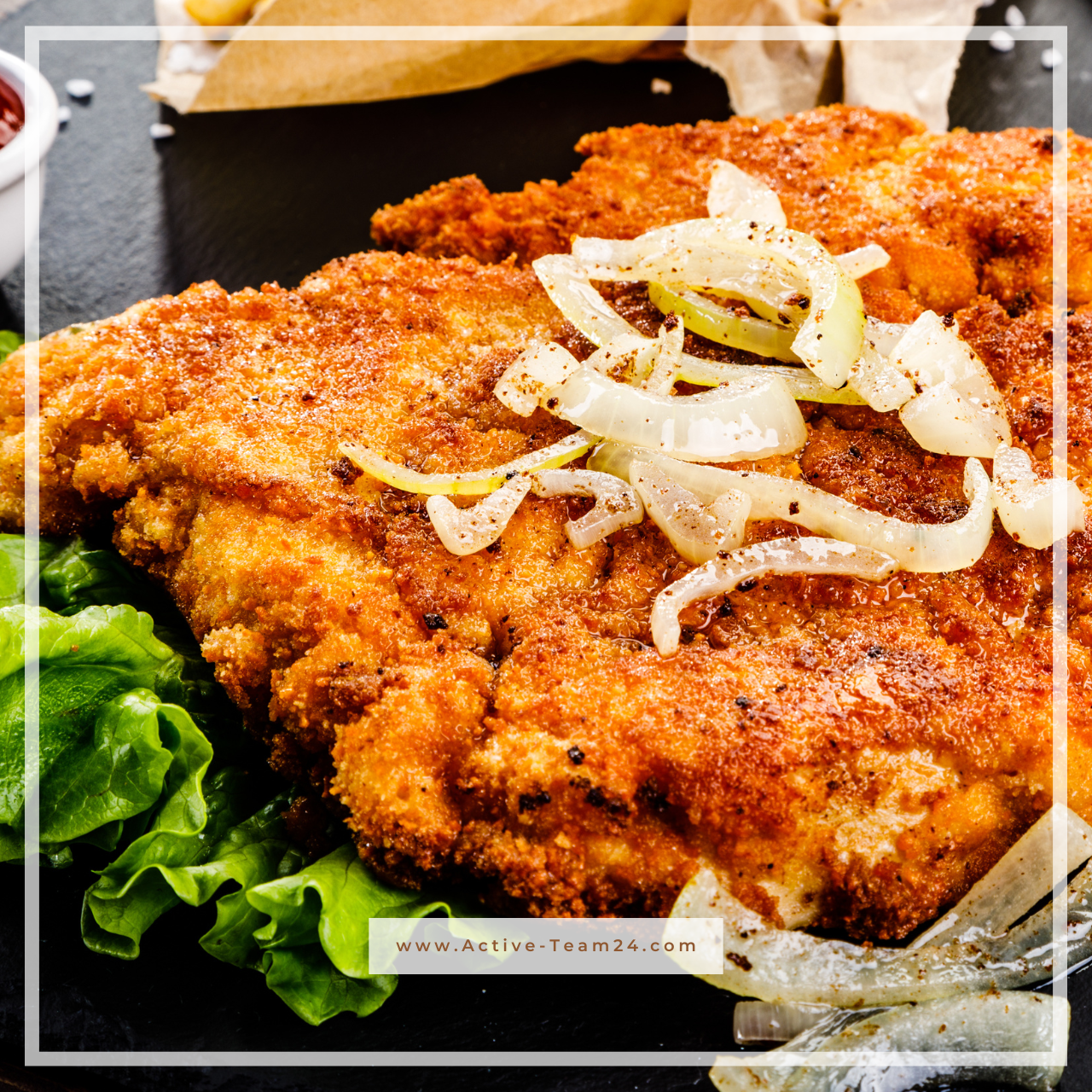 BLUMENKOHL-SCHNITZEL MIT NUSSKRUSTE AUS DEM OFEN