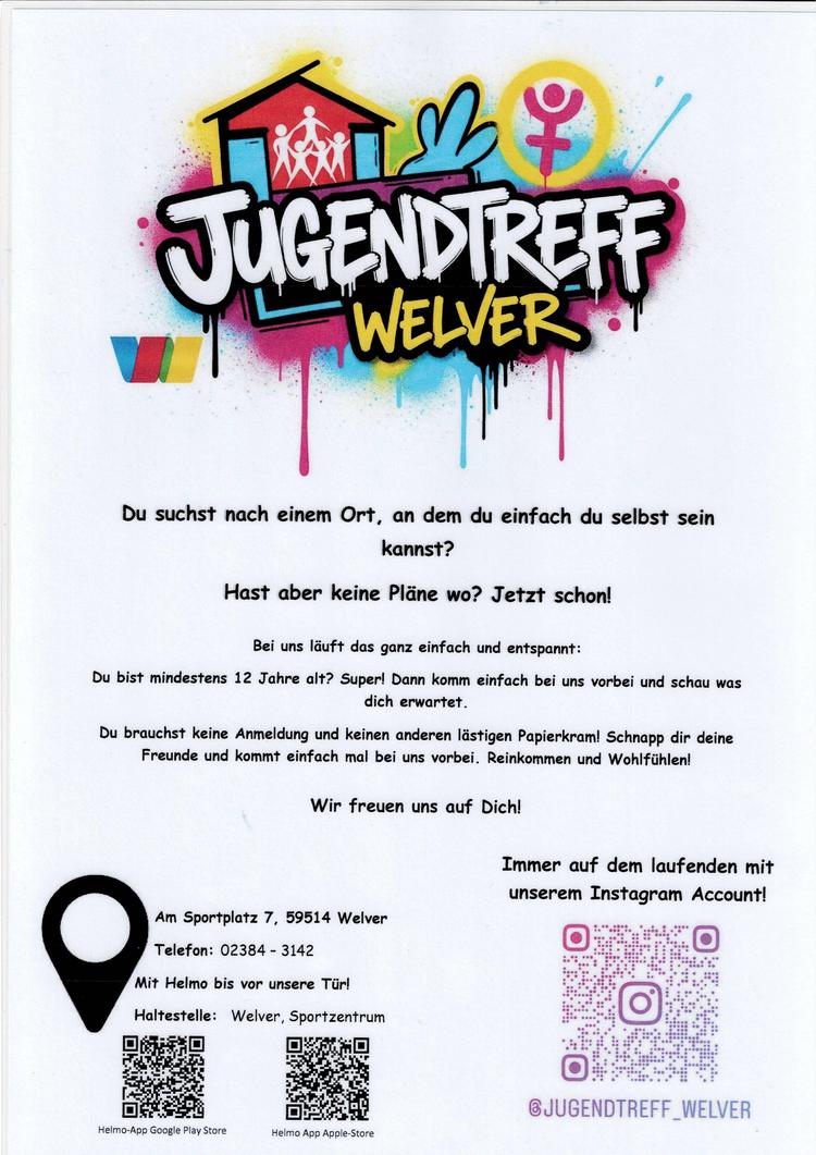 Infos vom Jugendtreff 