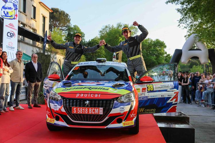Pedro Câmara ya es el campeón portugués más joven de la Peugeot Rally Cup Ibérica