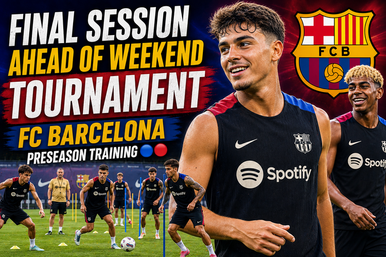  Final session ahead of weekend TOURNAMENT | FC Barcelona Preseason training 🔵🔴