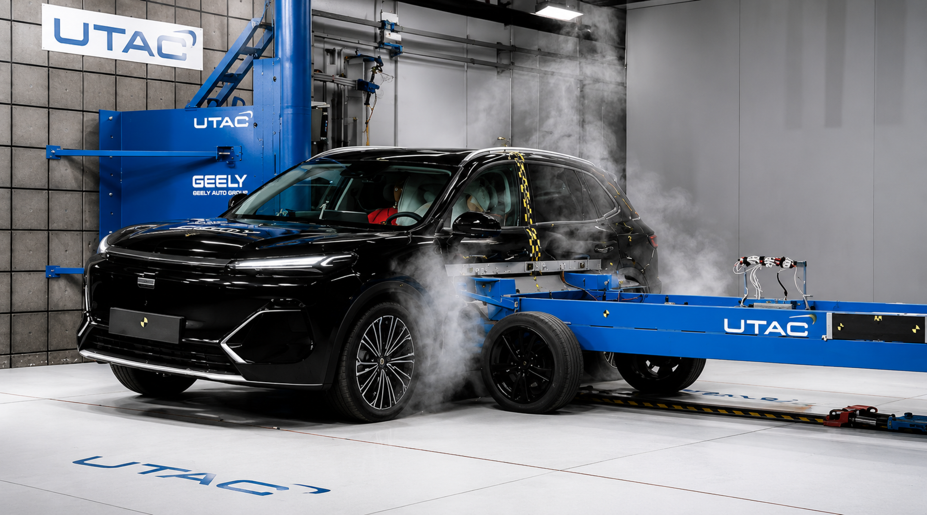 GEELY AUTO VA MÁS ALLÁ DE LOS ESTÁNDARES DE SEGURIDAD EUROPEOS SUPERANDO UNA PRUEBA DE CHOQUE EXTREMA