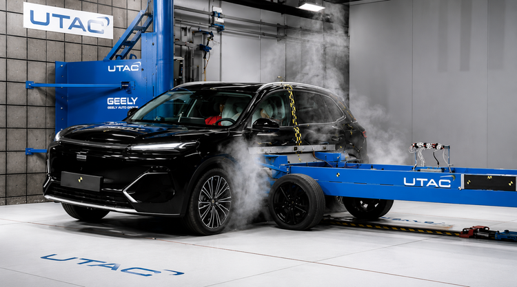 GEELY AUTO VA MÁS ALLÁ DE LOS ESTÁNDARES DE SEGURIDAD EUROPEOS SUPERANDO UNA PRUEBA DE CHOQUE EXTREMA