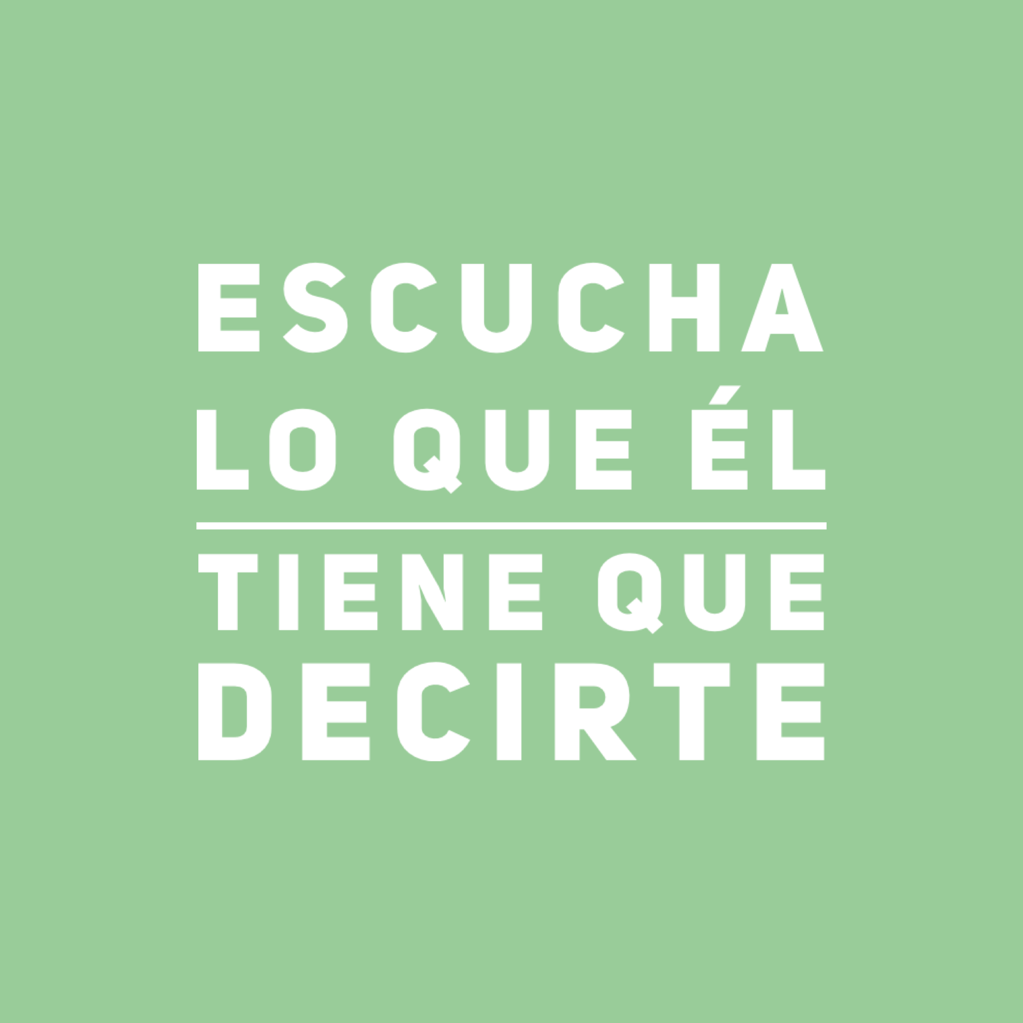 Hoy el reto del amor es confiar más en la Palabra de Dios