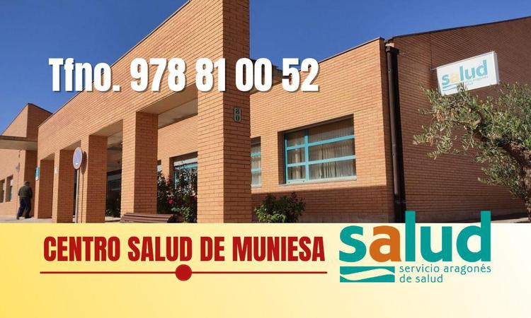 MUNIESA. AVISOS  CENTRO DE SALUD