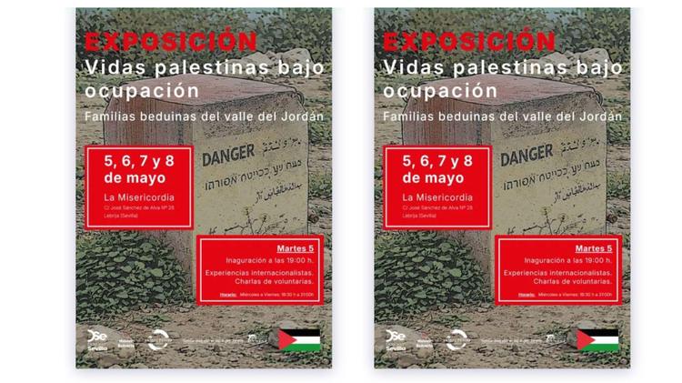 Exposición “Vidas palestinas bajo ocupación: familias beduinas del valle del Jordán” en Lebrija