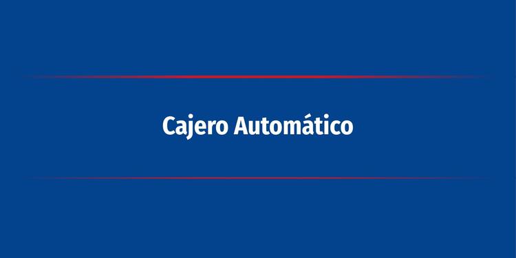 Cajero Automático