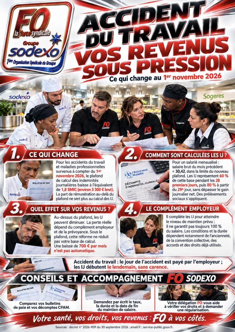 Flash Accident Travail: vos revenus sous pressions