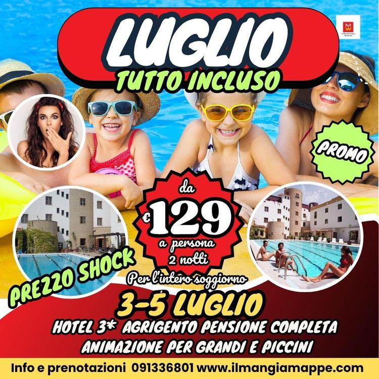 SPECIALE LUGLIO HOTEL 3* AGRIGENTO