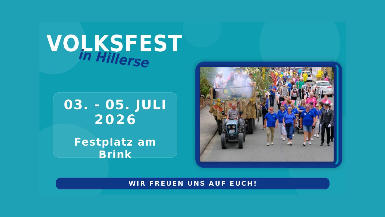 Volksfest in Hillerse vom 3.7. - 5.7. 2026