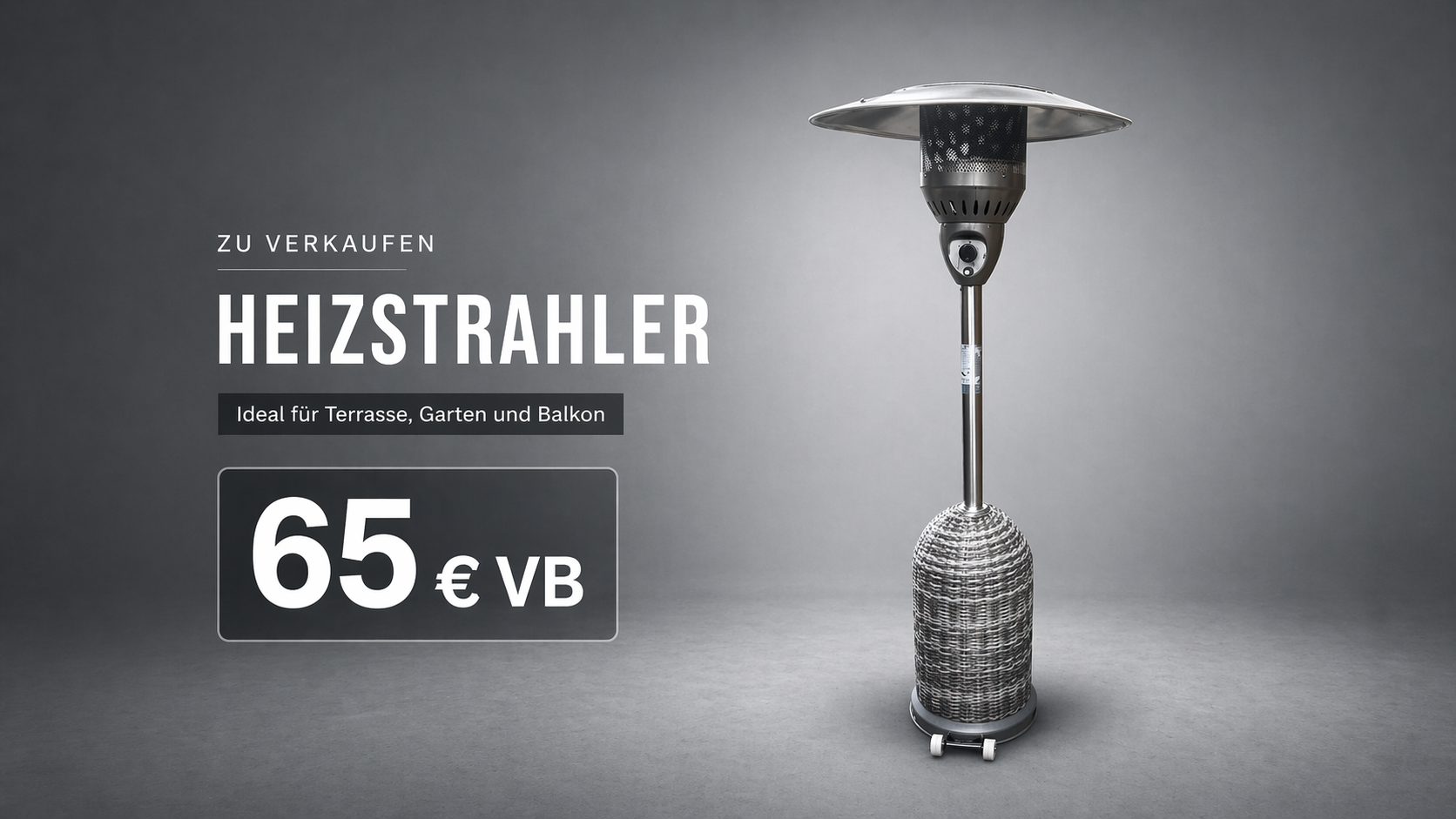 Großer Heizstrahler zu verkaufen