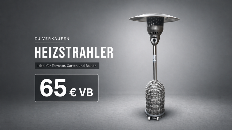 Großer Heizstrahler zu verkaufen