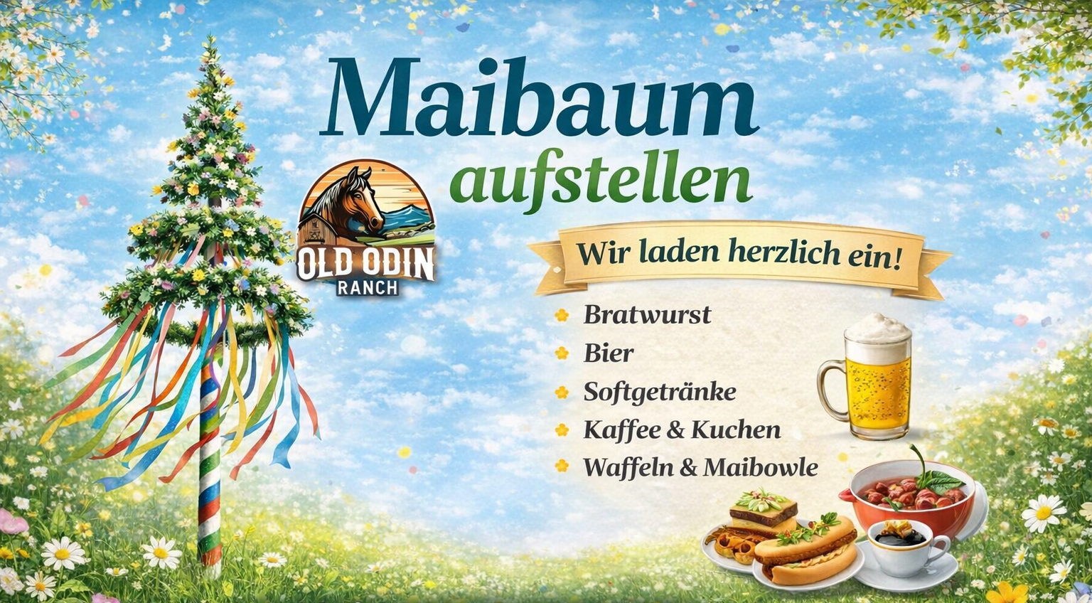 Ohof Maibaum aufstellen am 01.05.26