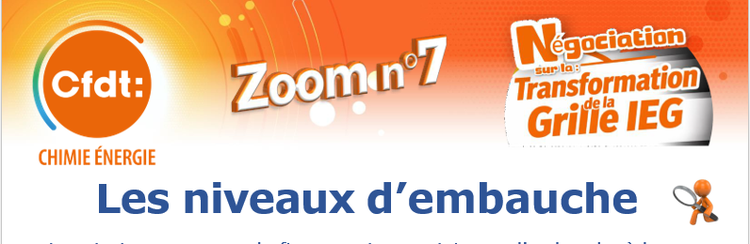 Grille de rémunération Zoom n°7: Les niveaux d'embauche et embauche avec experience professionnelle