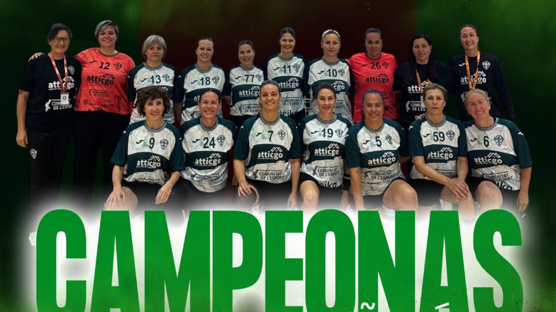 El Club Balonmano Elche se proclama campeón de España Máster +43 femenino