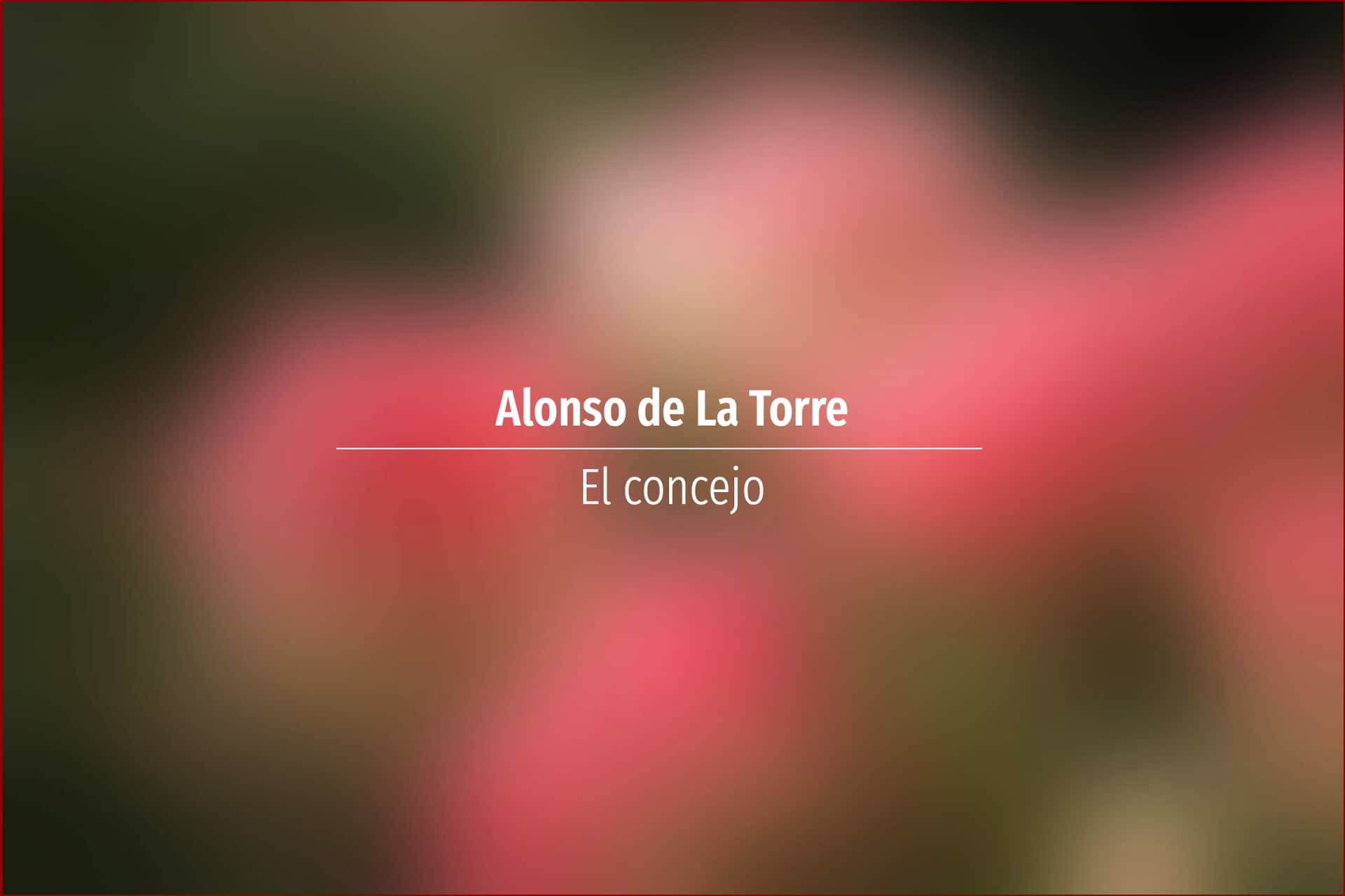 Alonso de La Torre