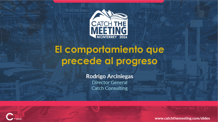 El Comportamiento que precede al progreso.