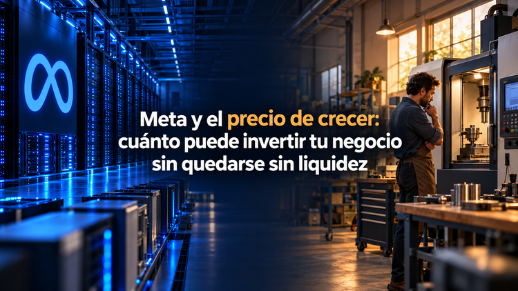 Meta y el precio de crecer: cuánto puede invertir tu negocio sin quedarse sin liquidez