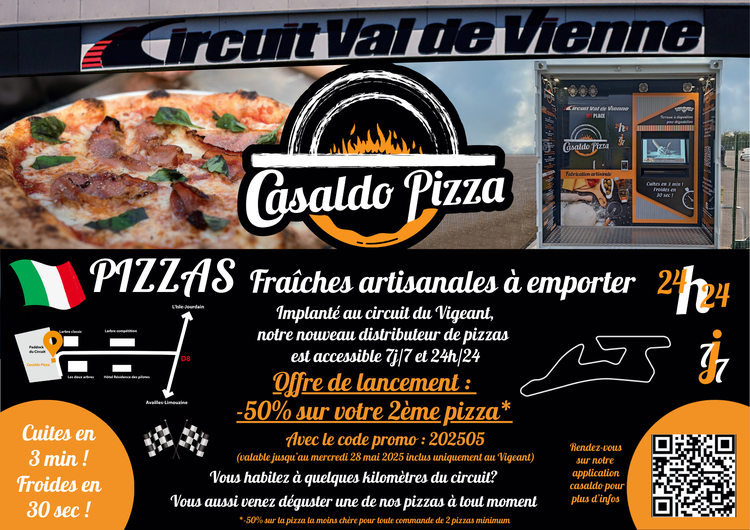 Un nouveau distributeur Casaldo Pizza