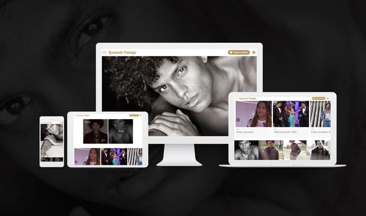 PWA Leonardopantoja.me - página web para modelos y artistas