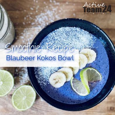 Blaubeeren Kokos Bowl