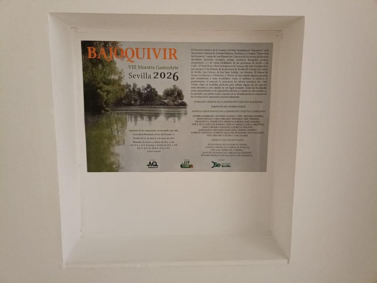  La exposición itinerante "Bajoquivir" culmina su recorrido comarcal con una muestra final en la Casa de la Provincia 