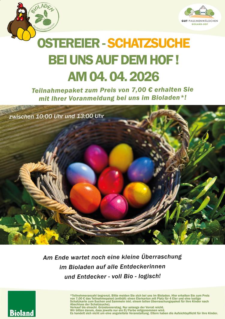Dem Osterhasen auf der Spur!