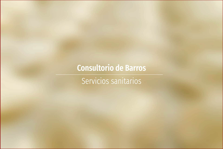 Consultorio de Barros
