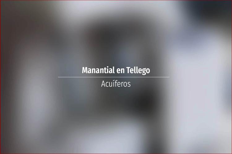 Manantial en Tellego