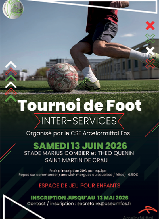 TOURNOI DE FOOT INTER-SERVICES 2026