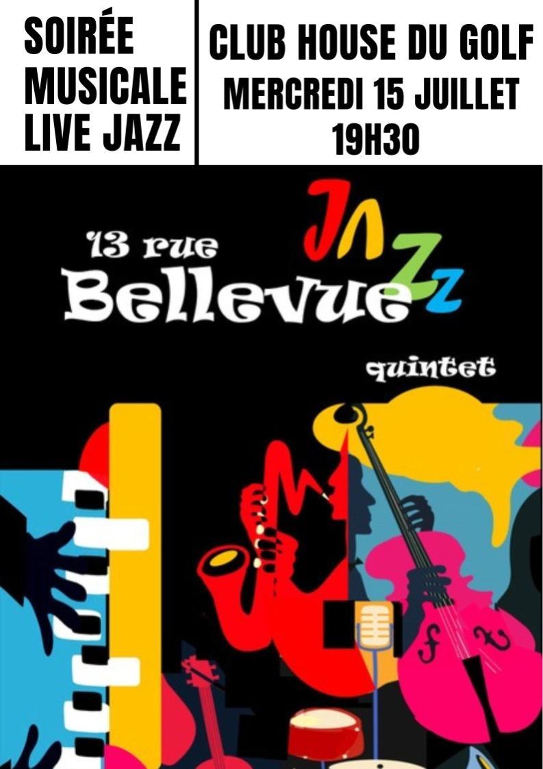 Club House du Golf : Bellevue Jazz Quintet - 15 juillet 19h30