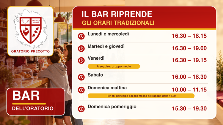 Orari Oratorio