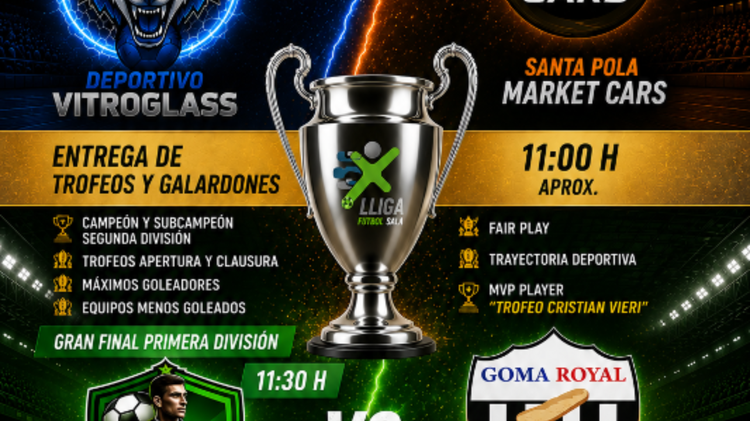 El Pabellón Esperanza Lag acoge este sábado las finales de la Liga Local de Fútbol Sala de Elche con más de 400 deportistas en liza