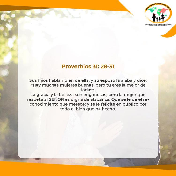 Proverbios 31:28-31