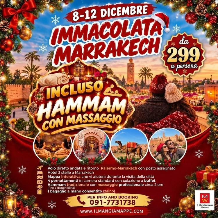 IMMACOLATA A MARRAKECH 8-12 DICEMBRE 