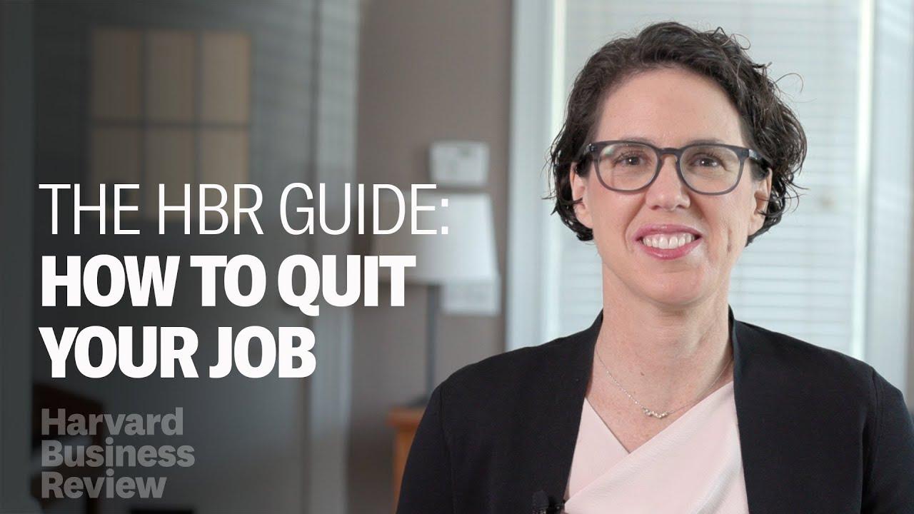 Cómo dejar tu trabajo: la guía de Harvard Business Review