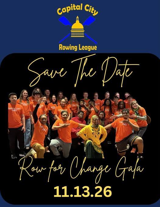 SAVE THE DATE: 2nd Annual - Capital City Rowing League Row for Change Black Tie Gala